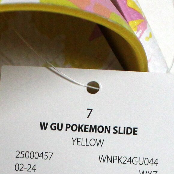 New GroundUp Multi Color Women's Size 7 Pokemon Slides - Picture 3 of 13
